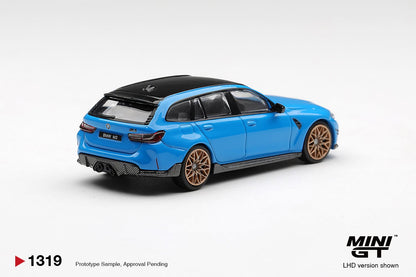 [Pre-Order] Mini GT BMW M3 M Performance Touring Riviera Blue MGT01319 1/64 Diecast
