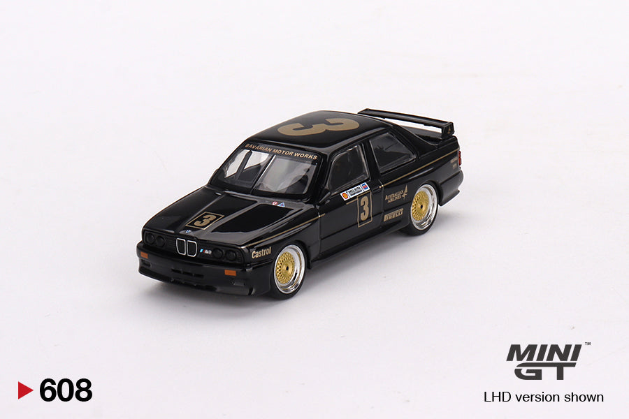 Mini GT BMW M3 #3 JPS Team BMW 1987 ATCC Championship Winner MGT00608 1/64 Diecast