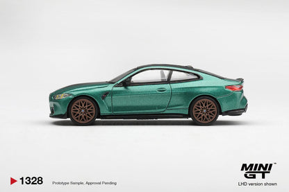 [Pre-Order] Mini GT BMW M4 CS Frozen Isle of Man Green Metallic MGT01328 1/64 Diecast