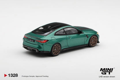 [Pre-Order] Mini GT BMW M4 CS Frozen Isle of Man Green Metallic MGT01328 1/64 Diecast