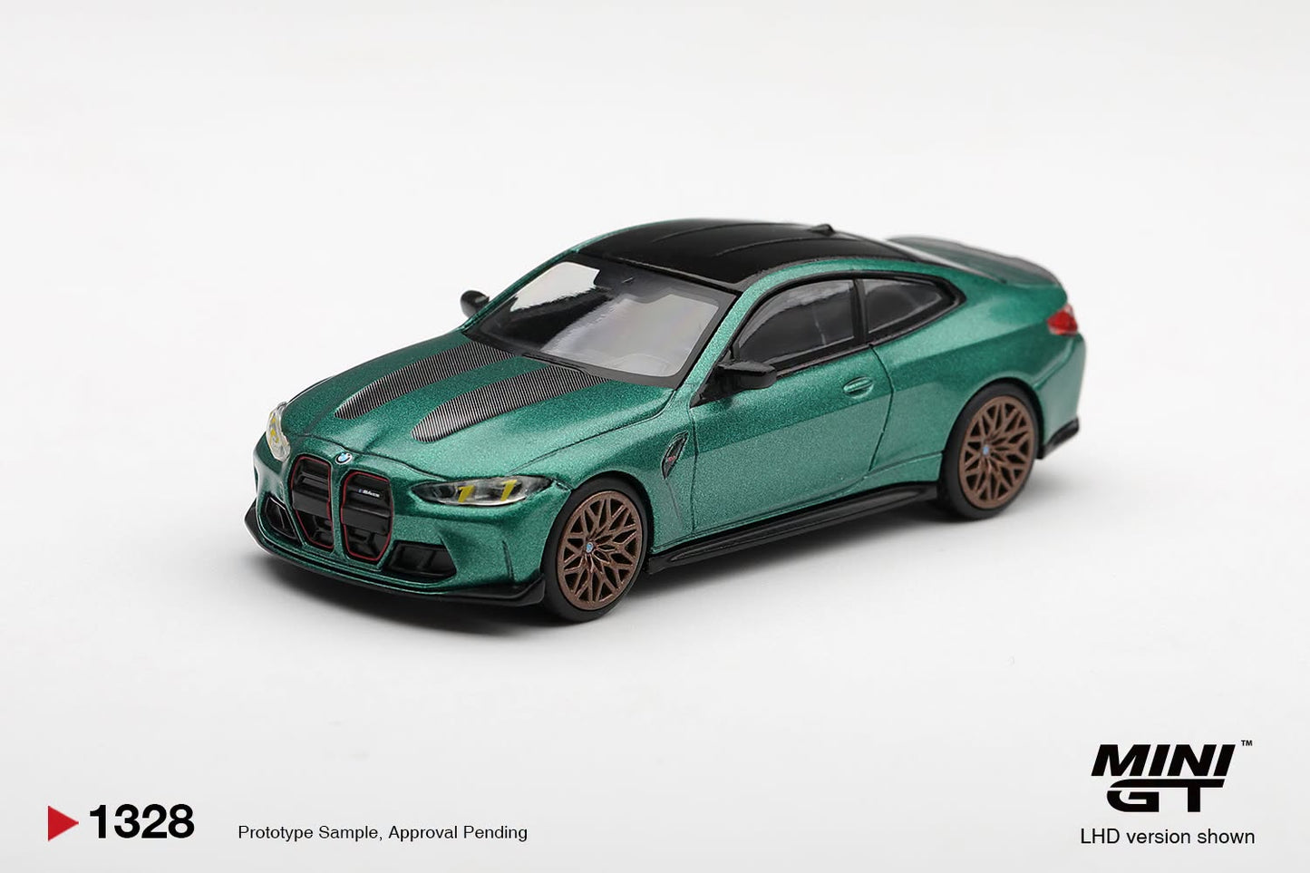 [Pre-Order] Mini GT BMW M4 CS Frozen Isle of Man Green Metallic MGT01328 1/64 Diecast