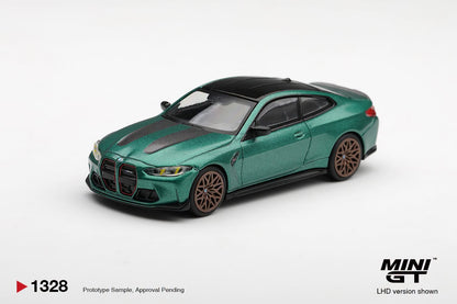 [Pre-Order] Mini GT BMW M4 CS Frozen Isle of Man Green Metallic MGT01328 1/64 Diecast