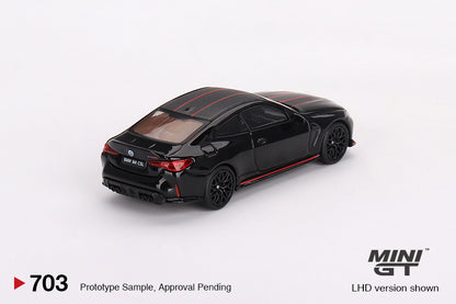 Mini GT BMW M4 CSL Black Sapphire MGT00703 1/64 Diecast