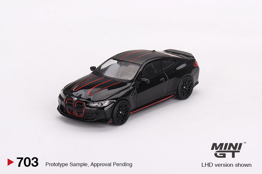Mini GT BMW M4 CSL Black Sapphire MGT00703 1/64 Diecast