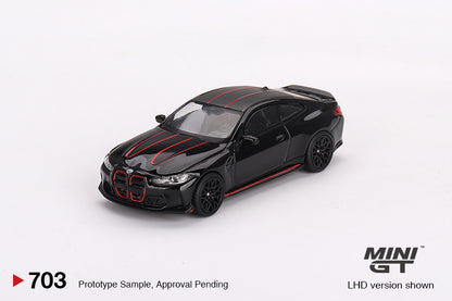 Mini GT BMW M4 CSL Black Sapphire MGT00703 1/64 Diecast