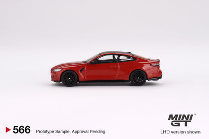 Mini GT BMW M4 Competition G82 Toronto Red Metallic MGT00566 1/64 Die Cast