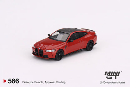 Mini GT BMW M4 Competition G82 Toronto Red Metallic MGT00566 1/64 Die Cast