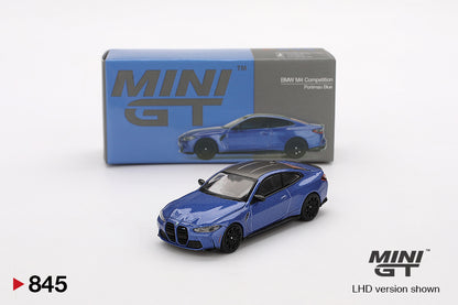 Mini GT BMW M4 Competition Portimao Blue MGT00845 1/64 Die Cast