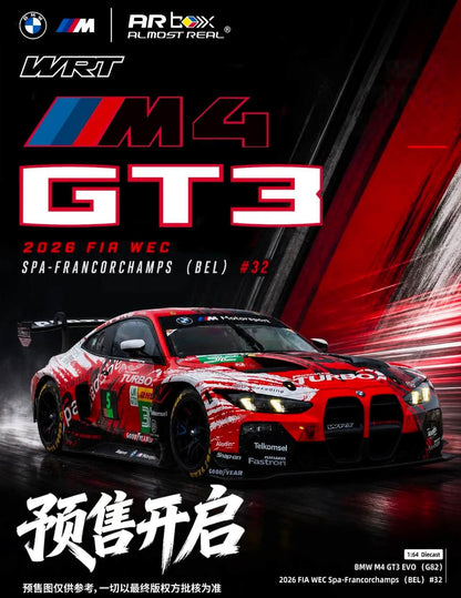 [Pre-Order] Almost Real AR Box BMW M4 GT3 EVO (G82) 2026 FIA WEC Spa-Francorchamps BEL #32 630002001 1/64 Diecast