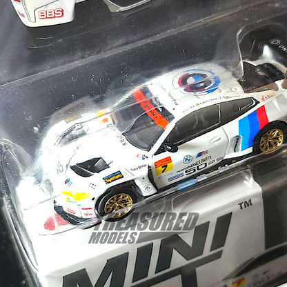 Mini GT BMW M4 GT3 #7 BMW Team Studie x CSL Super GT 2022 Series Blister Packaging MGT00484BL 1/64 Diecast