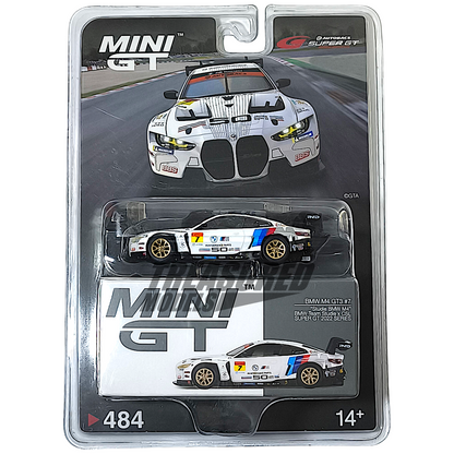 Mini GT BMW M4 GT3 #7 BMW Team Studie x CSL Super GT 2022 Series Blister Packaging MGT00484BL 1/64 Diecast