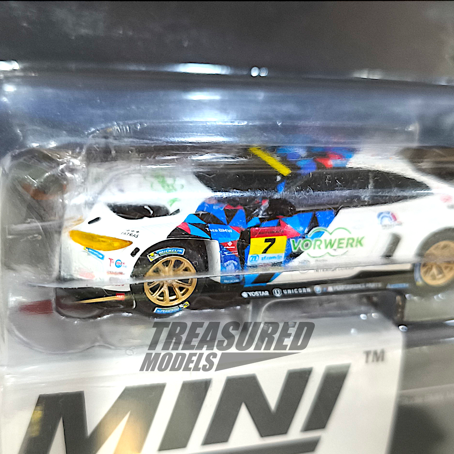 Mini GT BMW M4 GT3 #7 Studie BMW M4 BMW M Team Studie x CRS 2023 Super GT Series MGT00691 1/64 Diecast