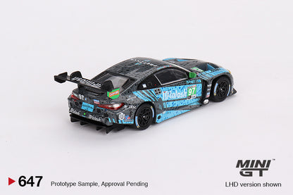 Mini GT BMW M4 GT3 #97 Turner Motorsport IMSA 2023 Laguna Seca GTD 2nd Place MGT00647 1/64 Diecast