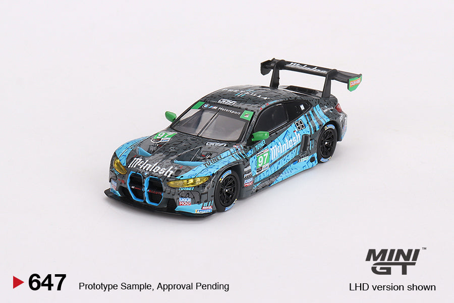 Mini GT BMW M4 GT3 #97 Turner Motorsport IMSA 2023 Laguna Seca GTD 2nd Place MGT00647 1/64 Diecast