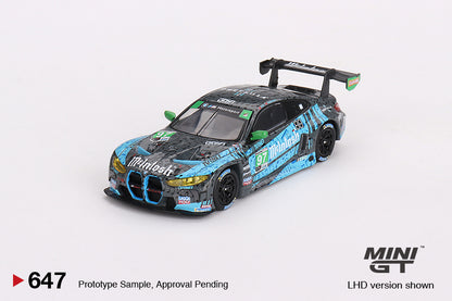 Mini GT BMW M4 GT3 #97 Turner Motorsport IMSA 2023 Laguna Seca GTD 2nd Place MGT00647 1/64 Diecast