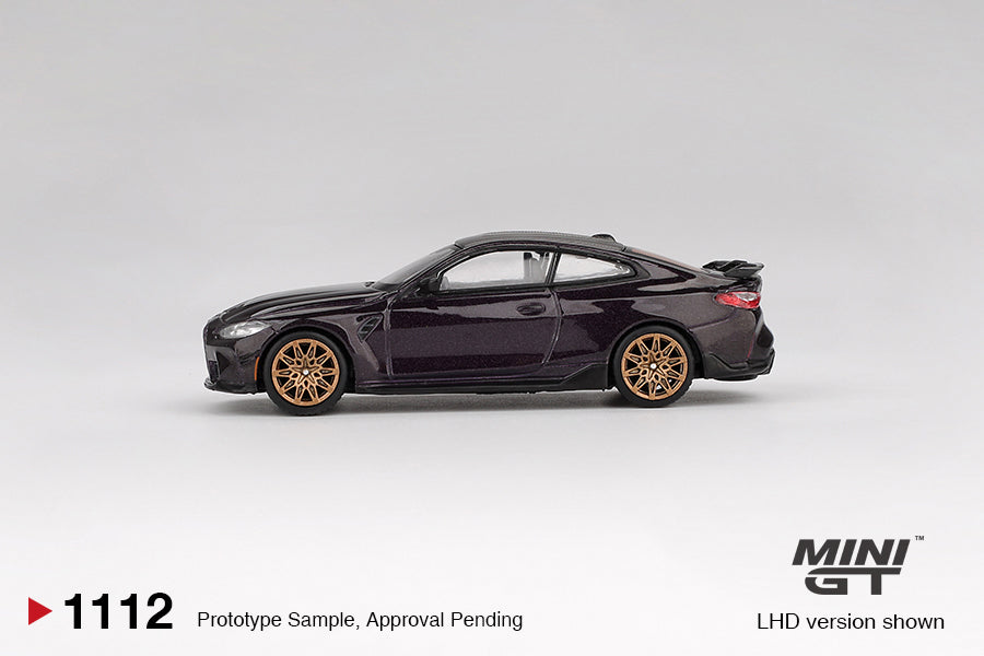Mini GT BMW M4 M-Performance Daytona Violet MGT01112 1/64 Diecast