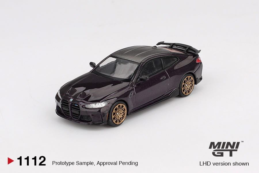 Mini GT BMW M4 M-Performance Daytona Violet MGT01112 1/64 Diecast