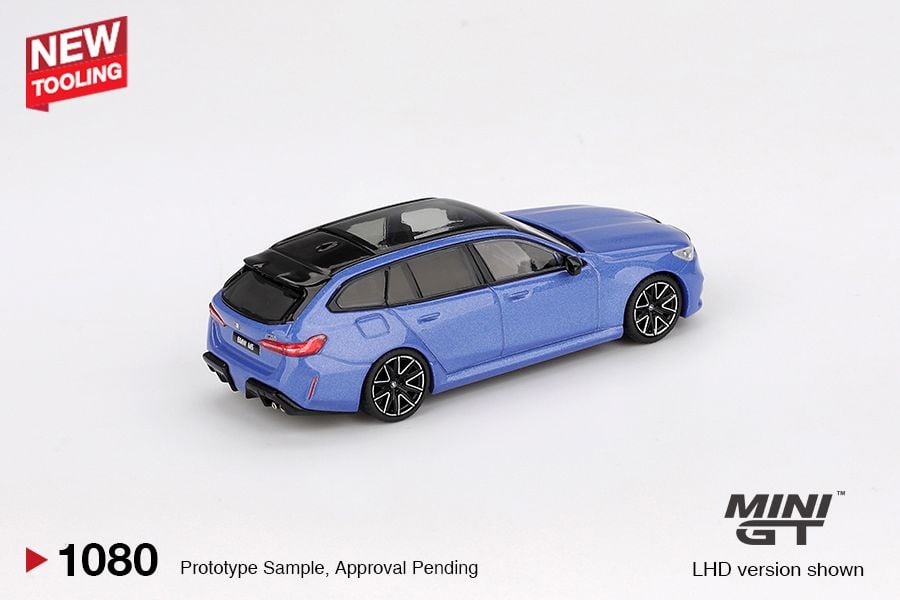 *Pre-Order* Mini GT BMW M5 Touring (G99) Marina Bay Blue Metallic (Blister Packaging) MGT01080 1/64 Die Cast