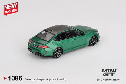 *Pre-Order* Mini GT BMW M5 (G90) Isle of Man Green Metallic MGT01086 1/64 Die Cast