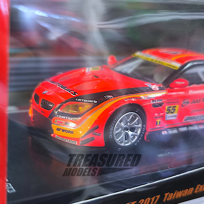 Tarmac Works BMW M6 GT3 Super GT Series GT300 2017 Takagi - Wlkinshaw Taiwan Exclusive Model T64-020-17SGT-55 1/64 Diecast