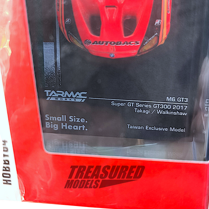Tarmac Works BMW M6 GT3 Super GT Series GT300 2017 Takagi - Wlkinshaw Taiwan Exclusive Model T64-020-17SGT-55 1/64 Diecast
