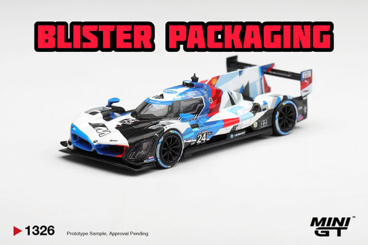 [Pre-Order] Mini GT BMW M Hybrid V8 GTP #24 BMW M Team RLL 2024 IMSA Daytona 24 Hrs Blister Packaging MGT01326-BL 1/64 Diecast