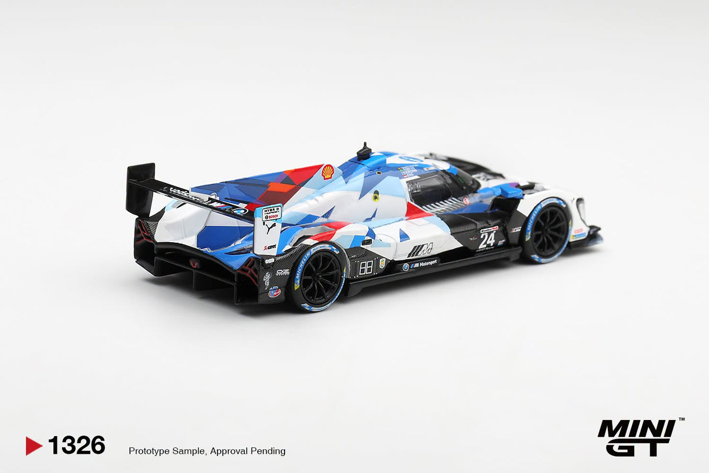 [Pre-Order] Mini GT BMW M Hybrid V8 GTP #24 BMW M Team RLL 2024 IMSA Daytona 24 Hrs MGT01326 1/64 Diecast