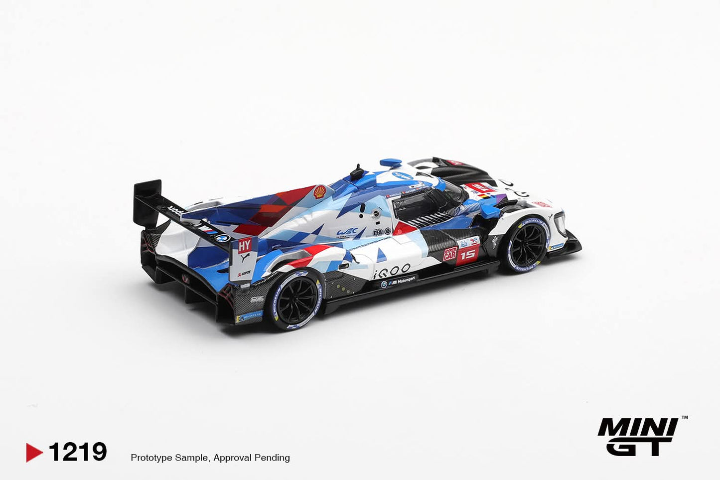 [Pre-Order] Mini GT BMW M Hybrid V8 Hypercar #15 BMW M TEAM WRT 2024 Le Mans 24 Hrs MGT01219 1/64 Diecast