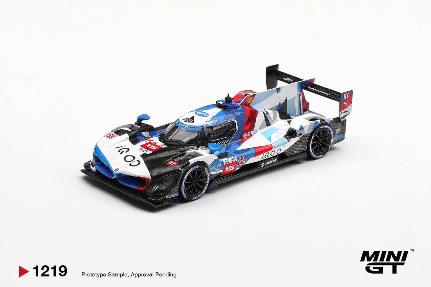 [Pre-Order] Mini GT BMW M Hybrid V8 Hypercar #15 BMW M TEAM WRT 2024 Le Mans 24 Hrs MGT01219 1/64 Diecast