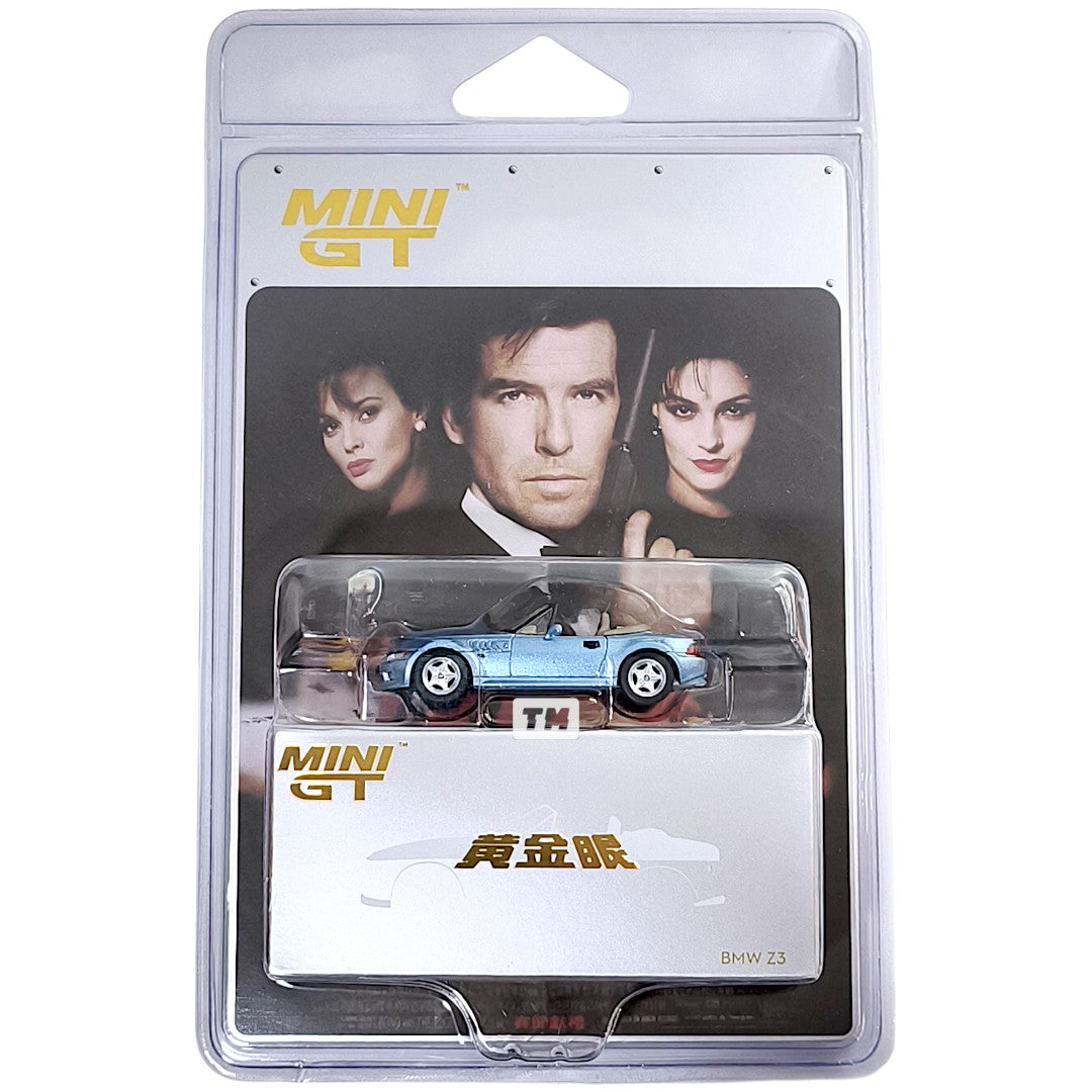 Mini GT BMW Z3 GoldenEye Chinese Poster MGT00914C 1/64 Diecast