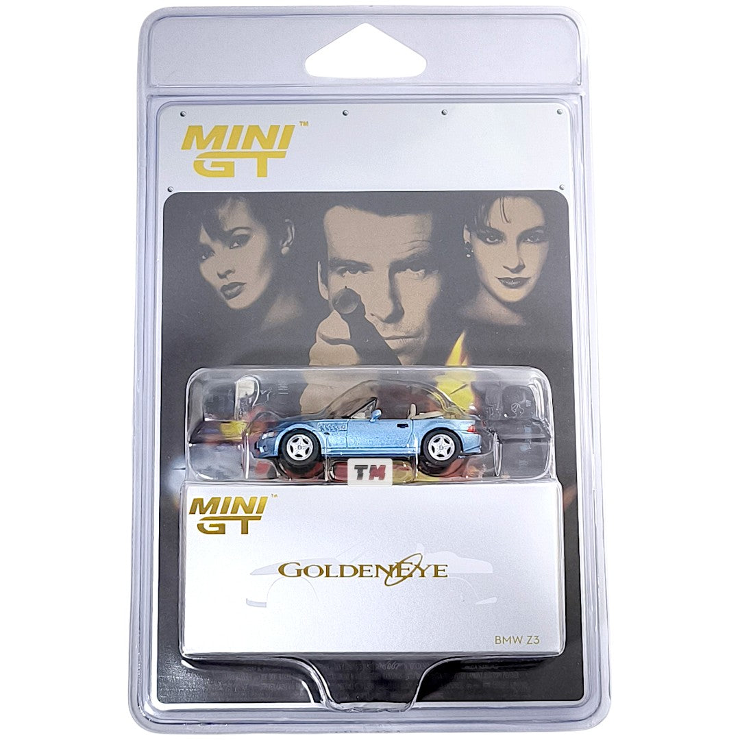Mini GT BMW Z3 GoldenEye English Poster MGT00914E 1/64 Diecast