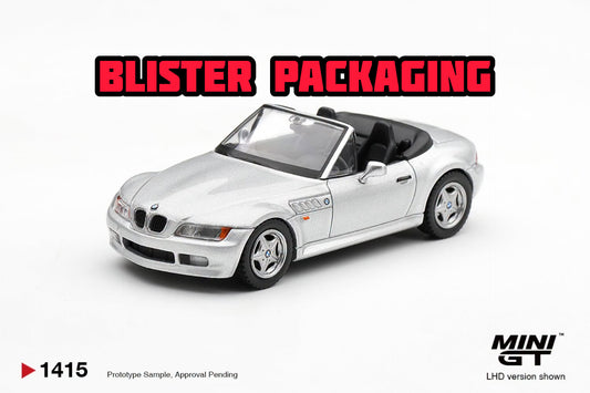 [PRE-ORDER] MINI GT BMW Z3 Titanium Silver Blister Packaging MGT01415-BL 1/64 Diecast