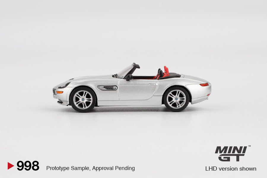 Mini GT BMW Z8 Silver Blister Packaging MGT00998 1/64 Diecast