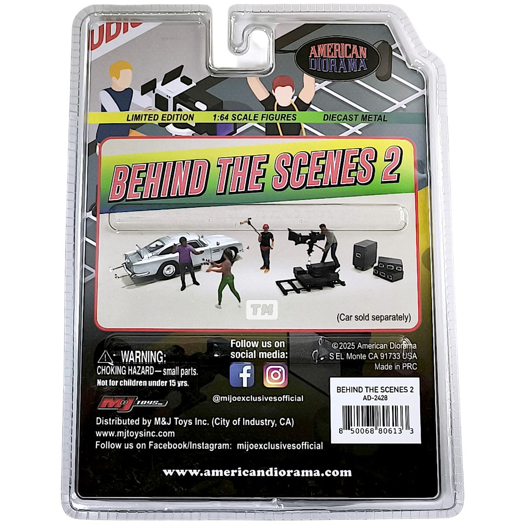 American Diorama Behind The Scenes 2 AD2428 1/64 Diecast