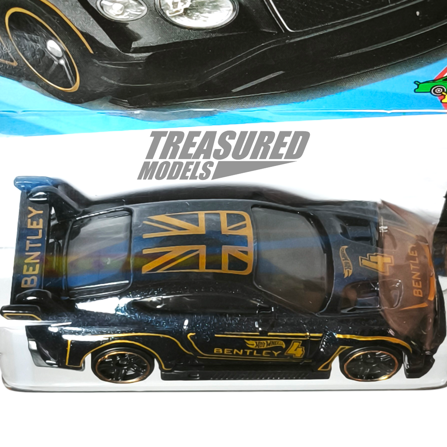 Hot Wheels Bentley 2018 Continental GT3 Black 2025 Main Line HW Race Day 1/64 Die Cast