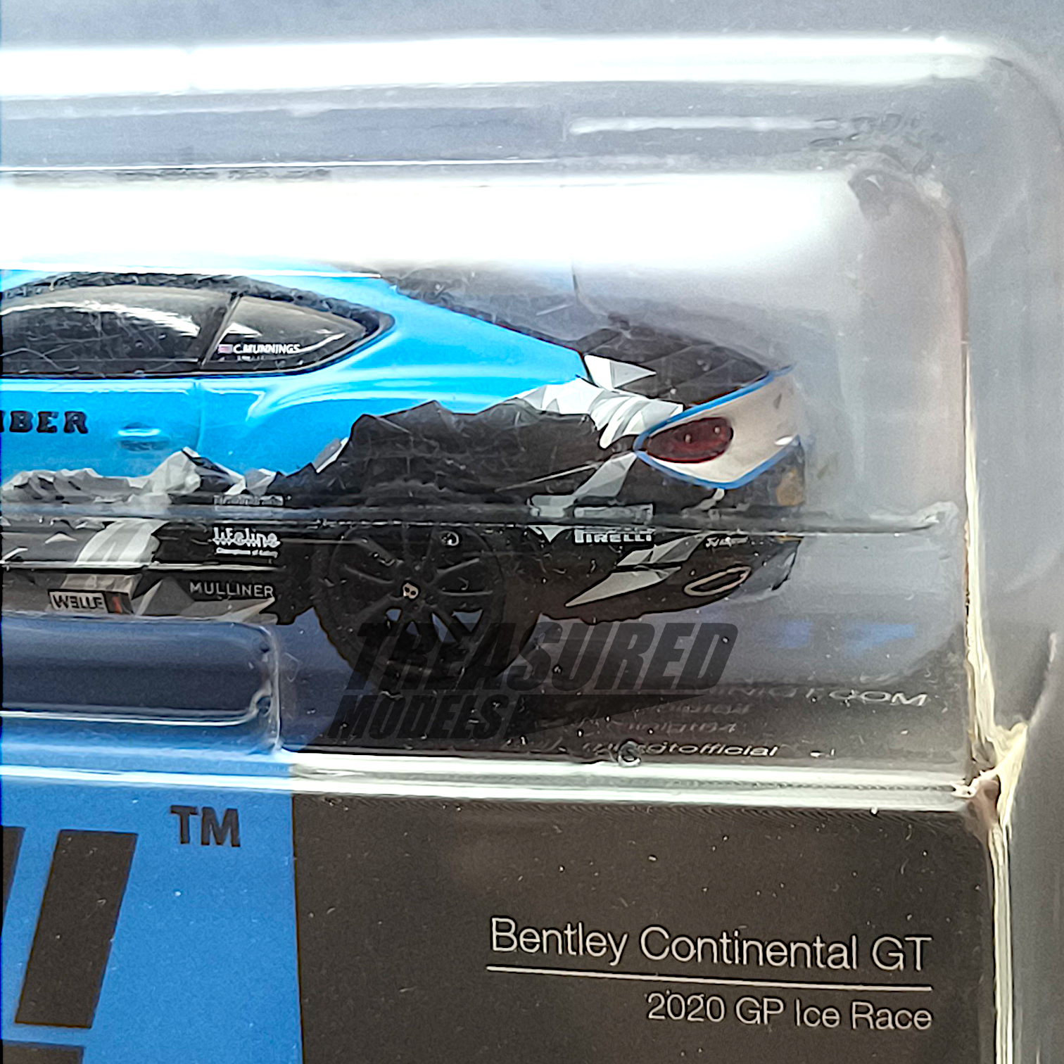 Mini GT Bentley Continental GT 2020 GP Ice Race Blister Packaging