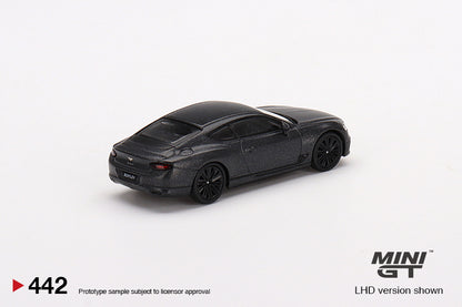 Mini GT Bentley Continental GT Speed Anthracite Satin MGT00442 1/64 Diecast