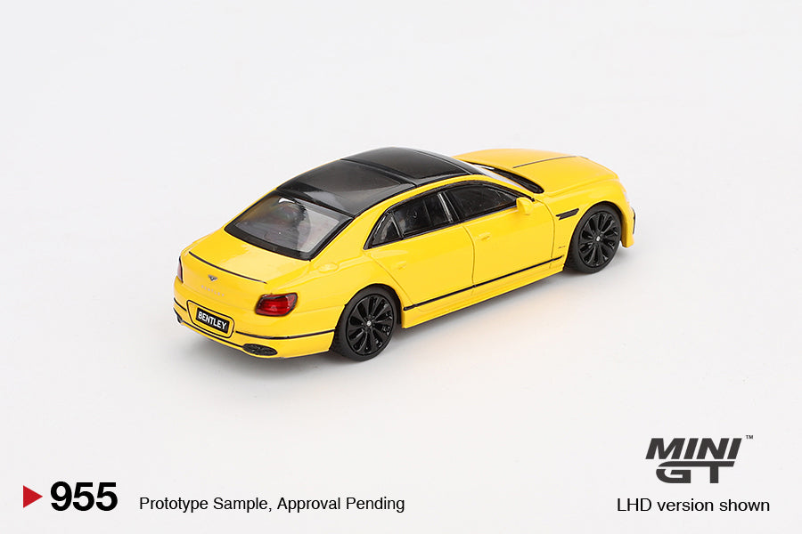 Mini GT Bentley Flying Spur Monaco Yellow MGT00955 1/64 Die Cast