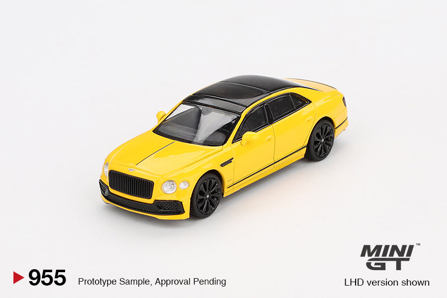 Mini GT Bentley Flying Spur Monaco Yellow MGT00955 1/64 Die Cast