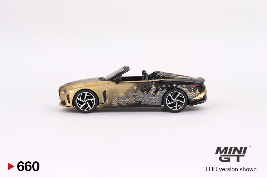Mini GT Bentley Mulliner Bacalar 2023 Christmas Edition Limited 9999 pieces MGT00660 1/64 Diecast