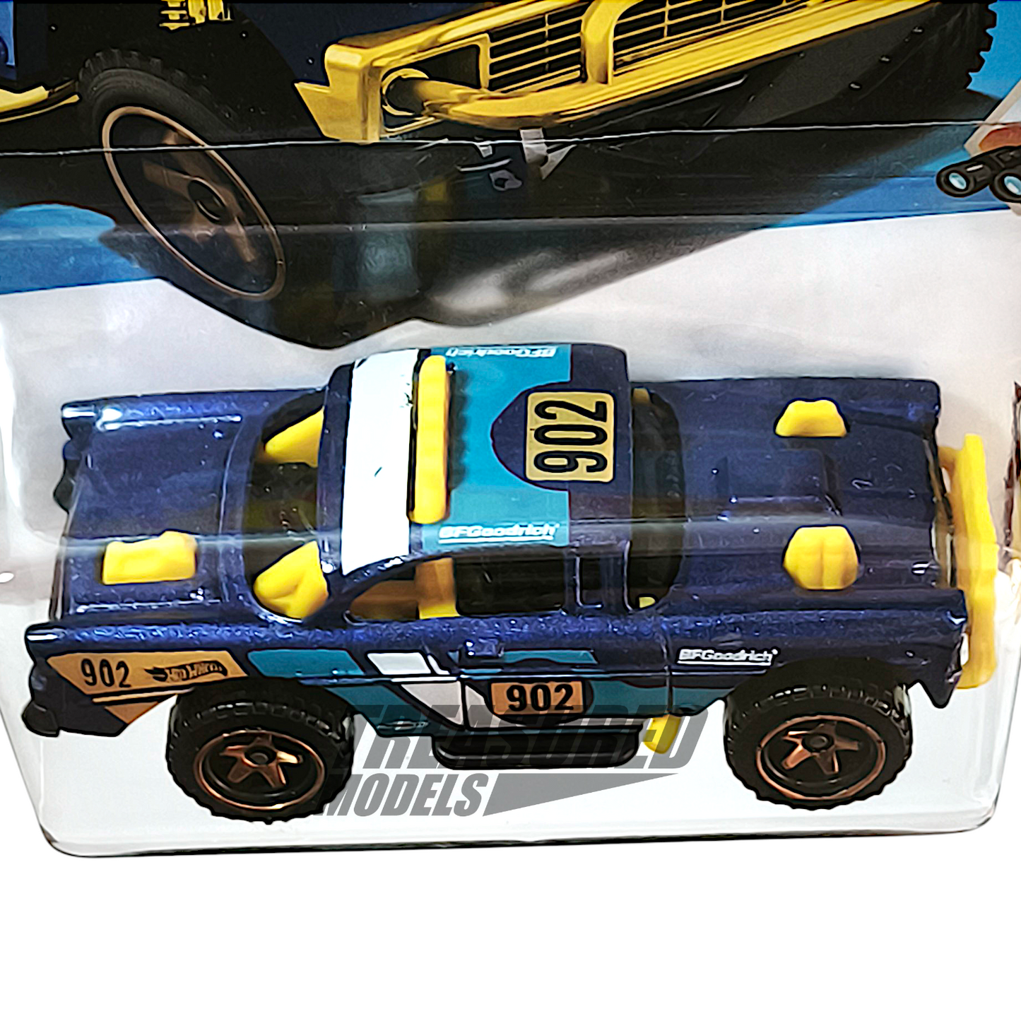 Hot Wheels Big-Air Bel-Air Metalflake Blue 2025 Main Line Safari Mode 1/64 Diecast