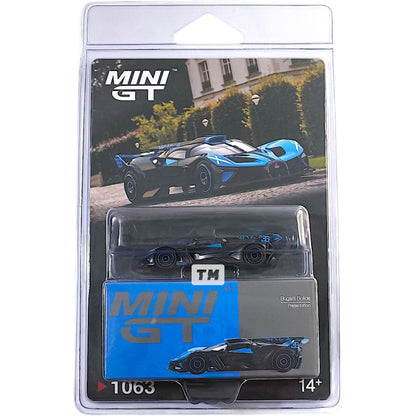 Mini GT Bugatti Bolide Presentation Blister Packaging MGT01063BL 1/64 Diecast