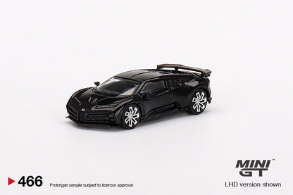 Mini GT Bugatti Centodieci Black MGT00466 1/64 Die Cast