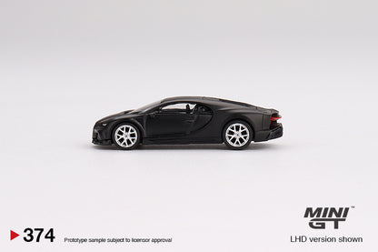 Mini GT Bugatti Chiron Super Sport 300+ Matte Black MGT00374 1/64 Die Cast