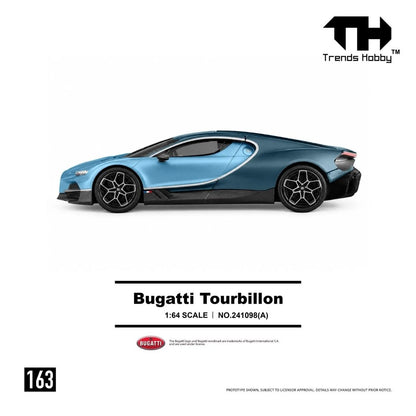 [Pre-Order] Trends Hobby Bugatti Tourbillon Blue Atlantic 163 241098A 1/64 Diecast