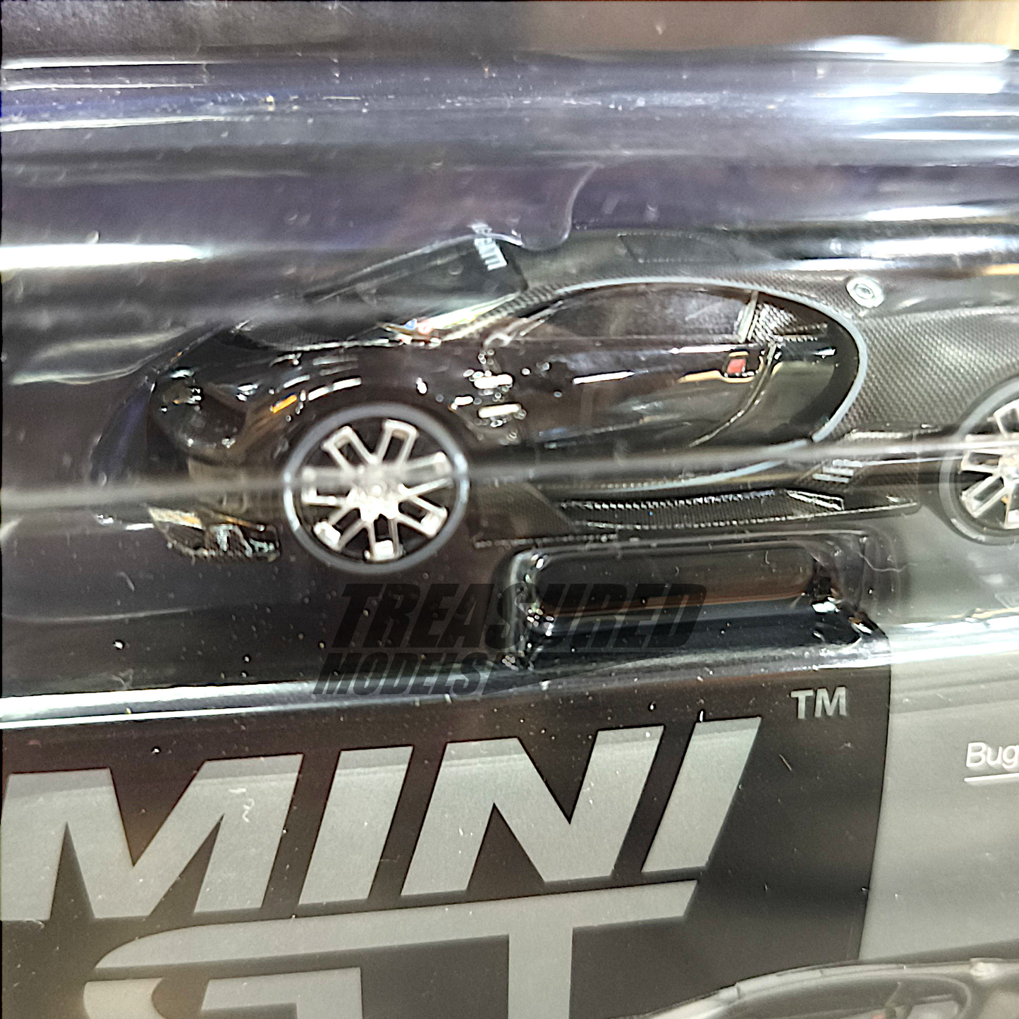 Mini GT Bugatti Vision Gran Turismo Black Blister Packaging MGT00795 1/64 Diecast