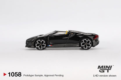 *Pre-Order* Mini GT Bugatti W16 Mistral Black MGT01058 1/64 Die Cast