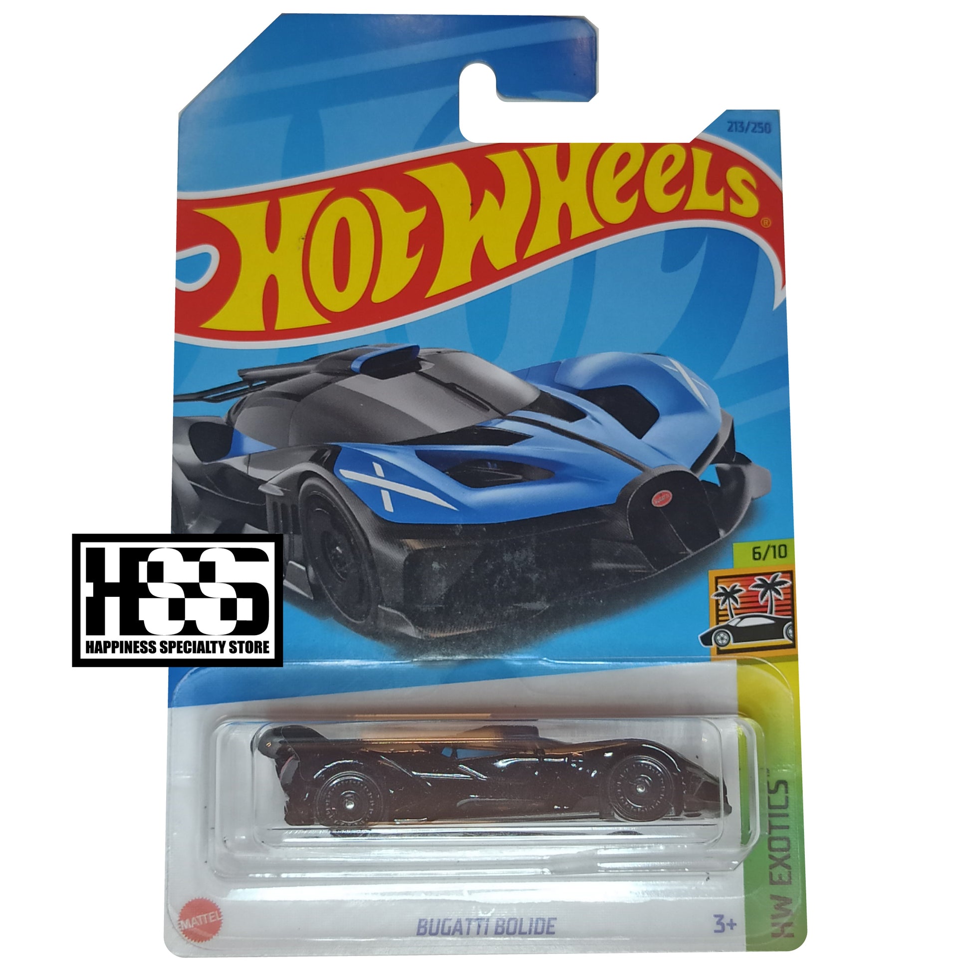 Hot Wheels Bugatti Bolide French Racing Blue HW Exotics 1 64 Diecast hot-wheels-bugatti-bolide-french-racing-blue-hw-exotics-1-64-diecast