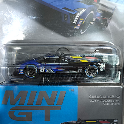 Mini GT Cadillac V-Series.R #02 2023 IMSA Daytona 24 Hrs Blister Packaging MGT00669 1/64 Diecast