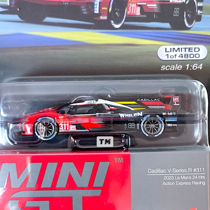 Mini GT Cadillac V-Series.R #311 Action Express Racing 2023 Le Mans 24 Hrs Blister Packaging MGT00736-BL 1/64 Diecast
